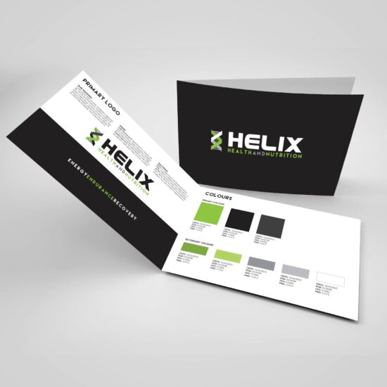 Brand Guide Mockup Helix