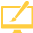 Yellow Computer Icon